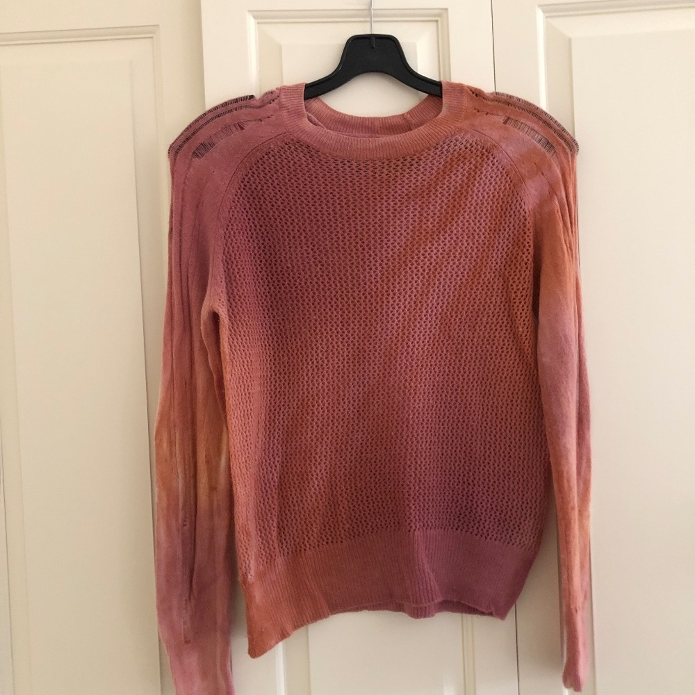 Raquel Allegra size 0 tie dye sweater cashmere